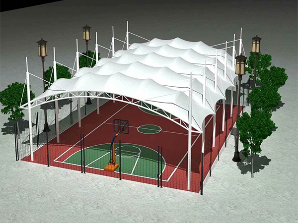 贵州篮球场膜结构
